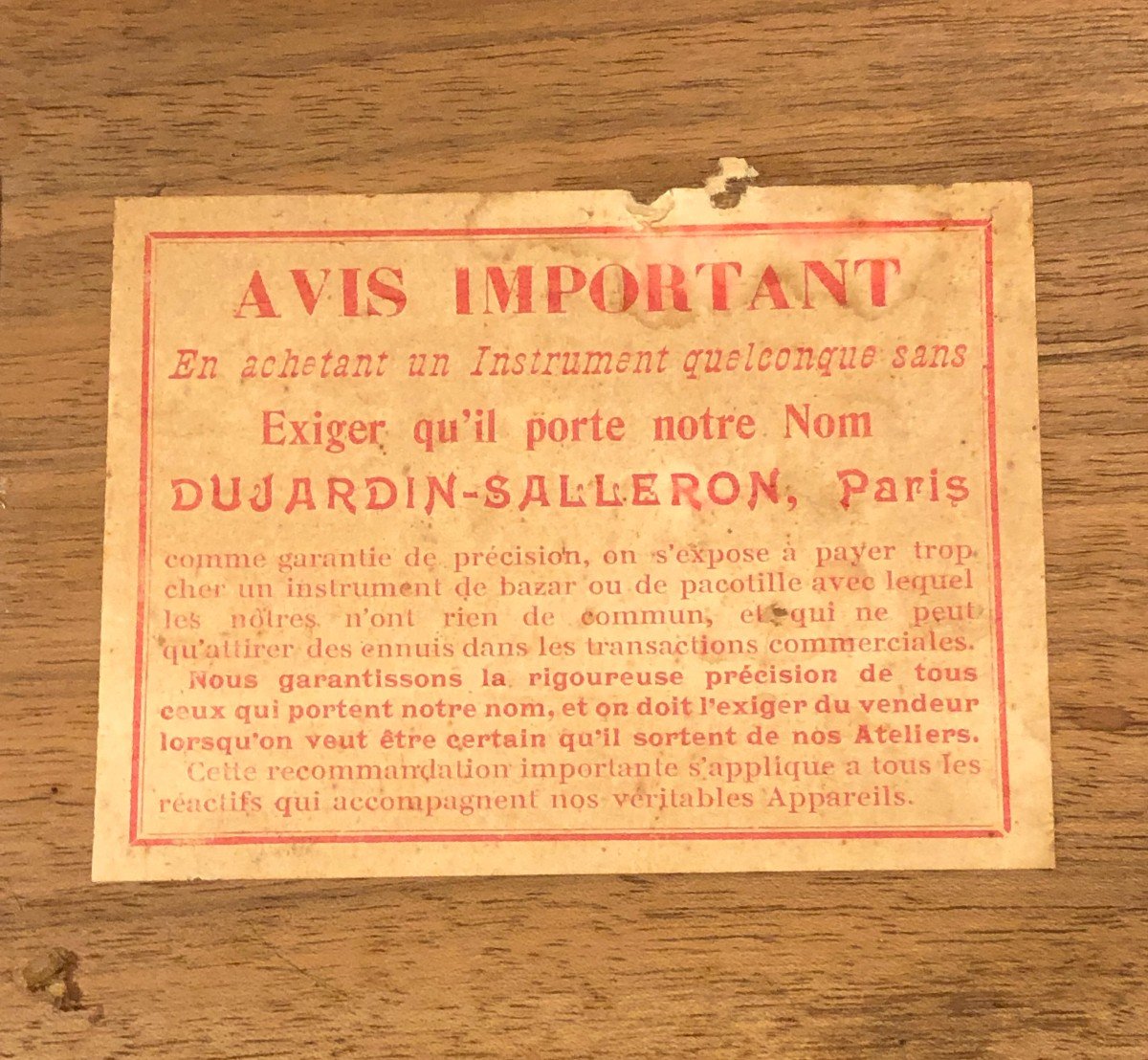 Pèses Alcool Dujardin-salleron Et Platromètre Lequen Armagnac Vers 1900-photo-2