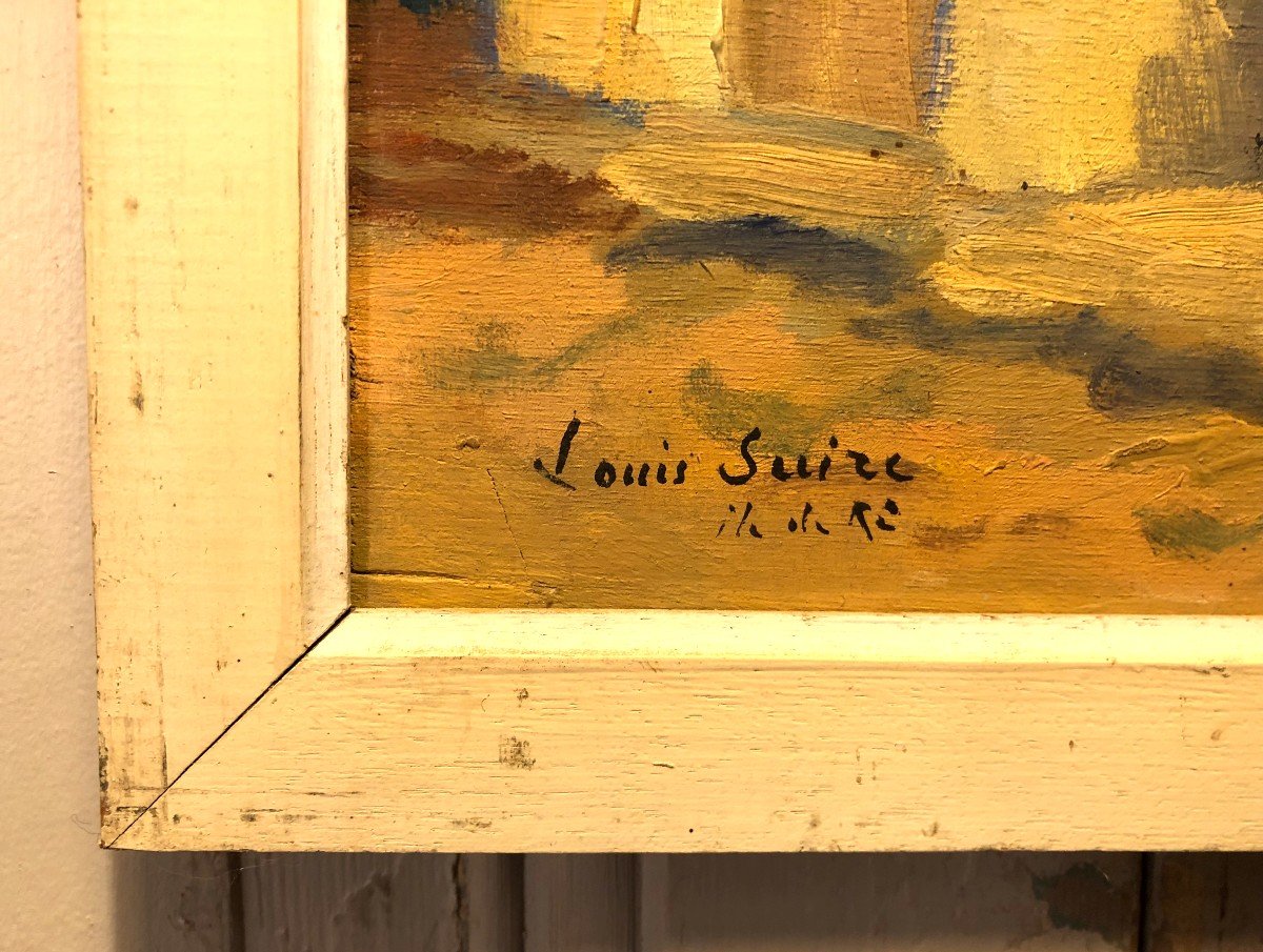 Louis Suire Maison De l'Artiste Dans l'île De Ré Huile Sur Panneau -photo-3