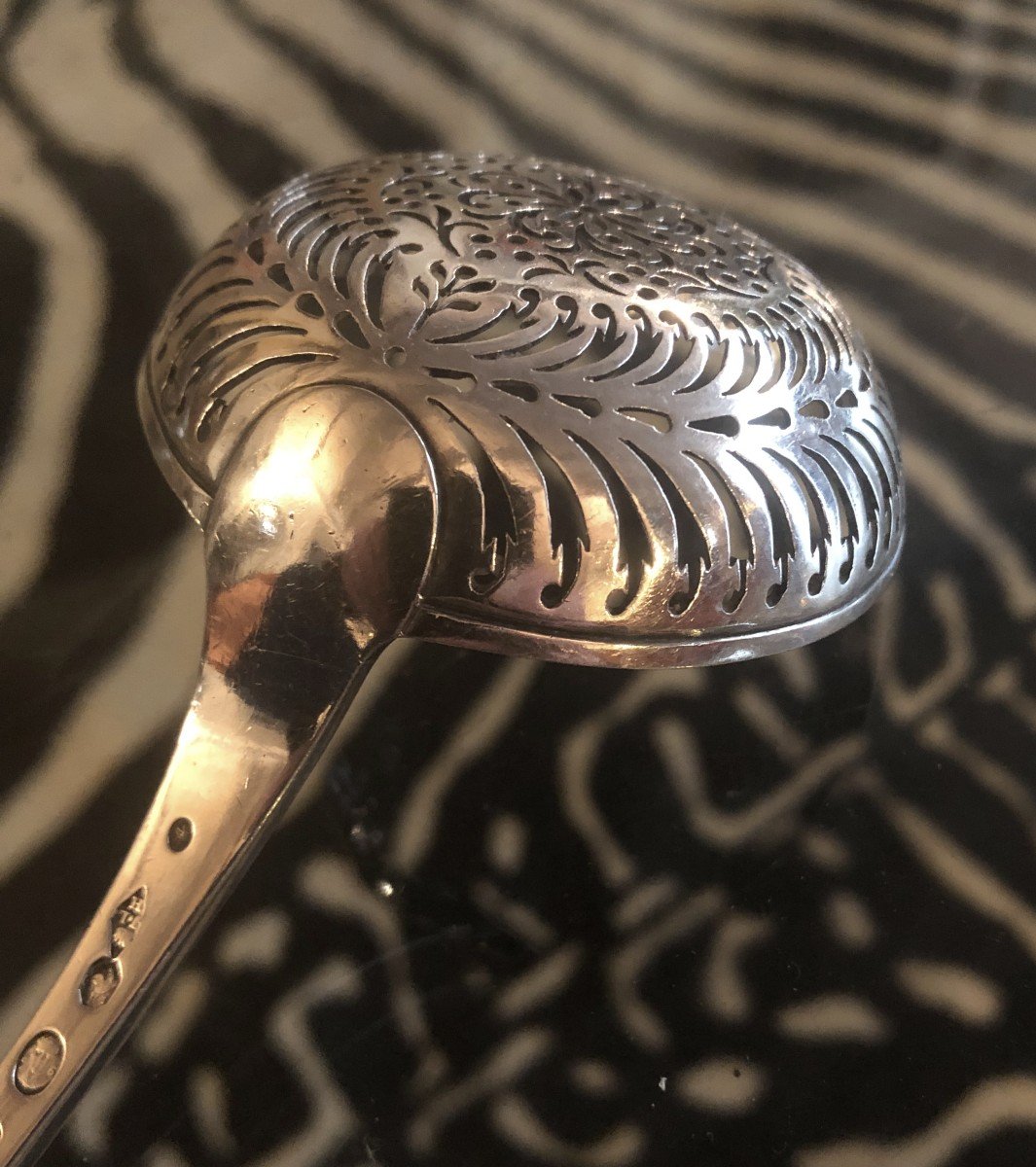 Sterling Silver Shaker Spoon Premier Coq Paris -photo-4