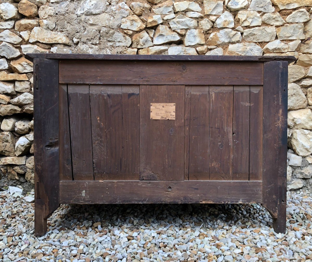 Commode Louis XIV En Bois Noirci -photo-5