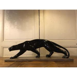 Art-deco Black Panther After Salvatore Melani 1902/1934