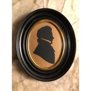 19th Century Miniature Silhouette 