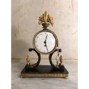 Directoire Style Alcove Clock Au Coq Movement 
