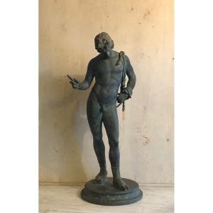 Narcissus From Pompeii With Antique Patina Grand Tour 19th Century 