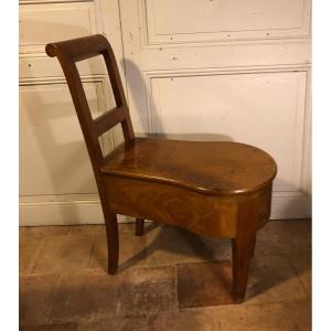 Empire Style Bidet Chair In Mahogany Early 19th Century 