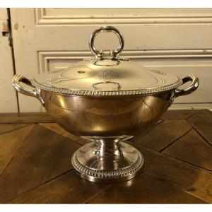 Louis XVI Style Solid Silver Soup Tureen