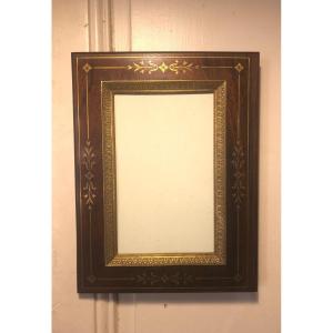 Napoleon III Rosewood And Brass Fillet Photo Frame