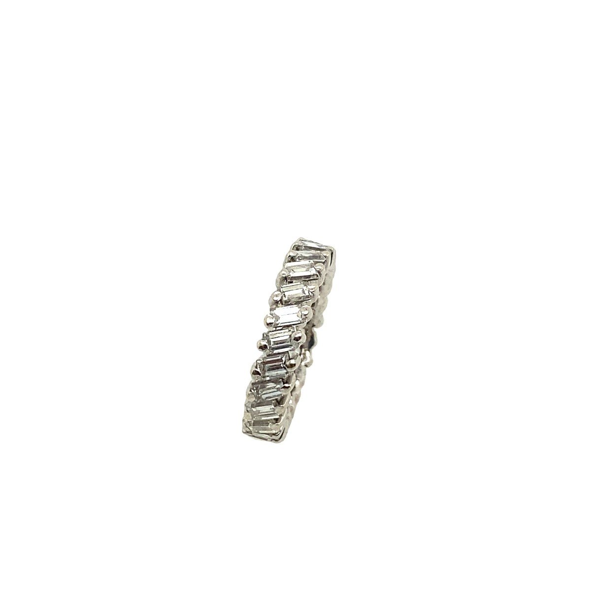 Vintage Baguette Diamond Full Eternity Ring, Set With 1.80ct Of Diamonds-photo-3