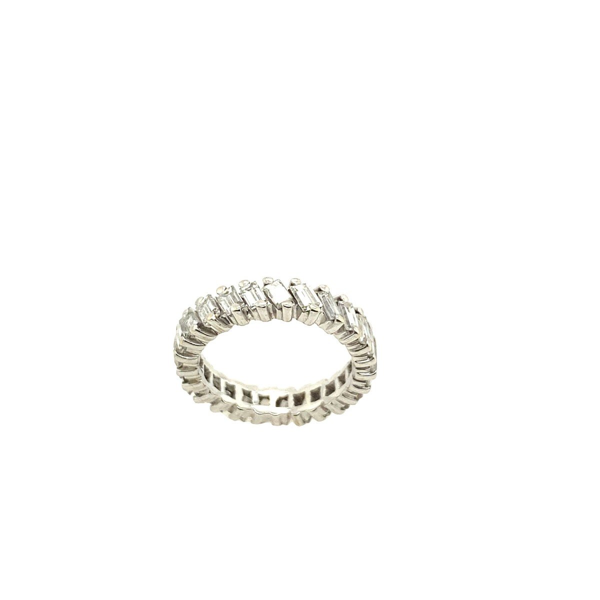 Vintage Baguette Diamond Full Eternity Ring, Set With 1.80ct Of Diamonds-photo-1