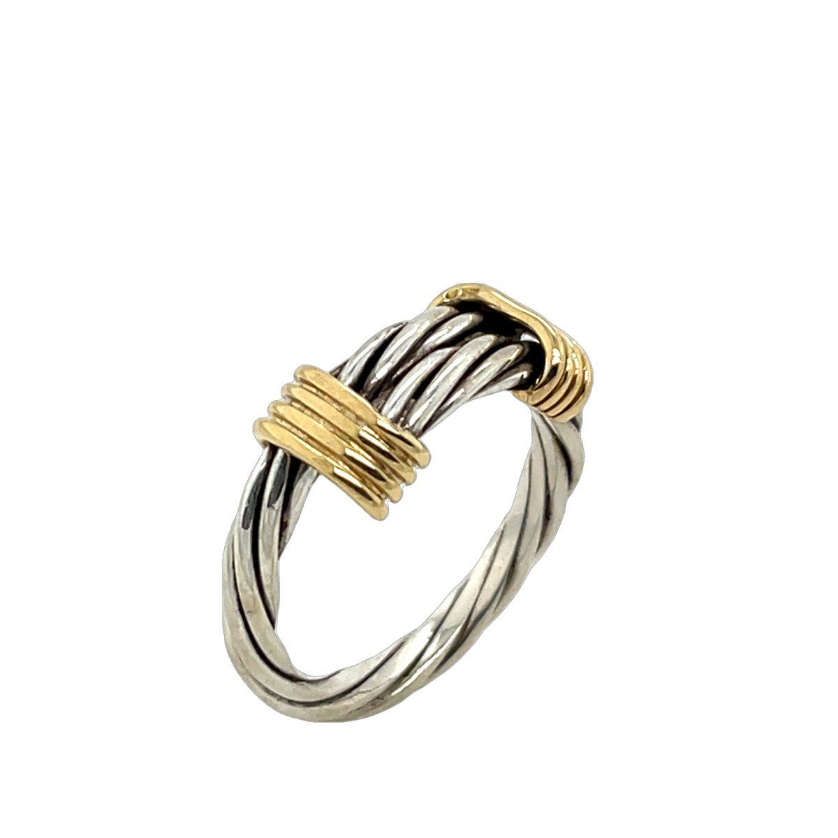 Tiffany & Co 18k Yellow And White Gold Ring-photo-3