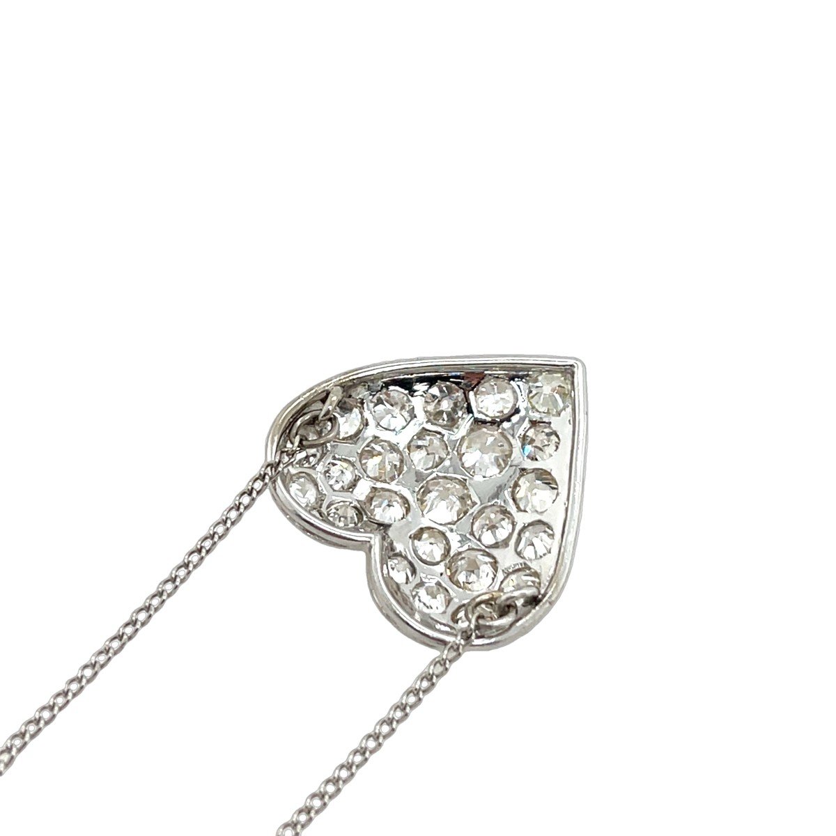 Pendentif Coeur En Diamant 2,50 Ct, Suspendu à Une Chaîne De 16 "-photo-2