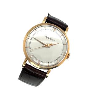 Jaeger-lecoultre Round 18k Gold Men's Wristwatch