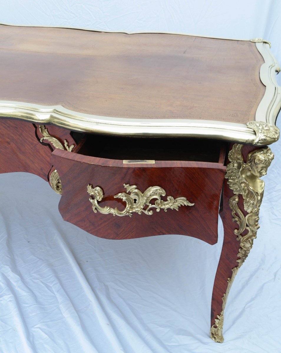 Louis XV Style Angels Flat Desk-photo-3