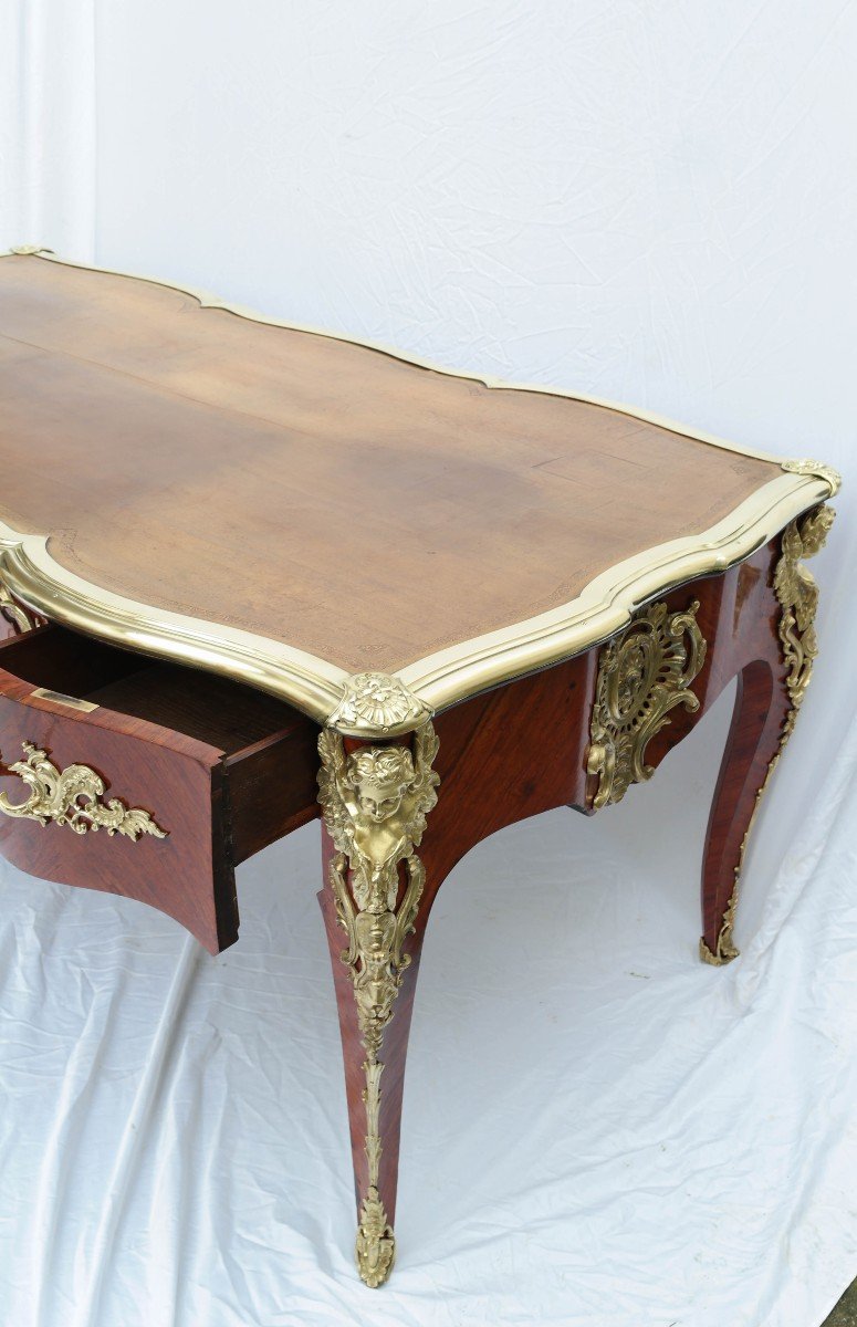 Louis XV Style Angels Flat Desk-photo-5