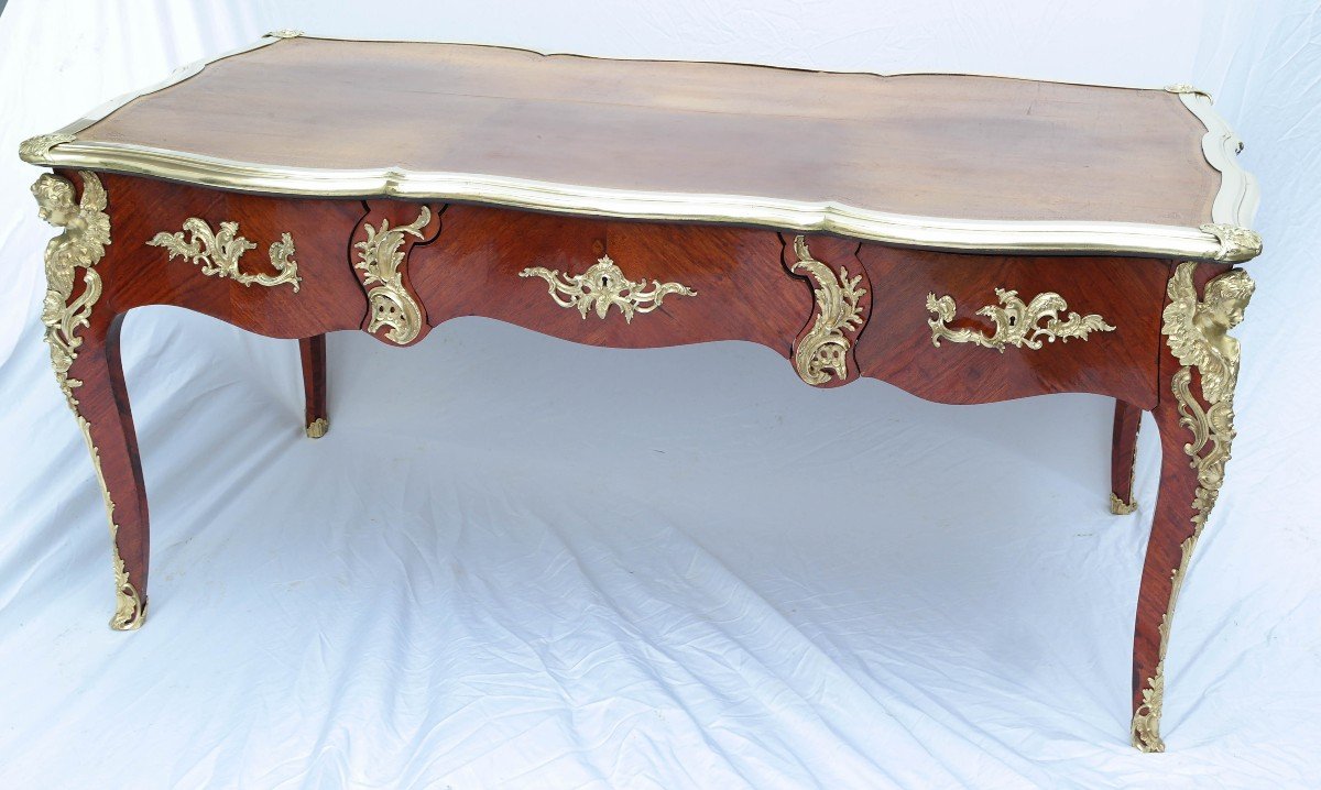 Louis XV Style Angels Flat Desk