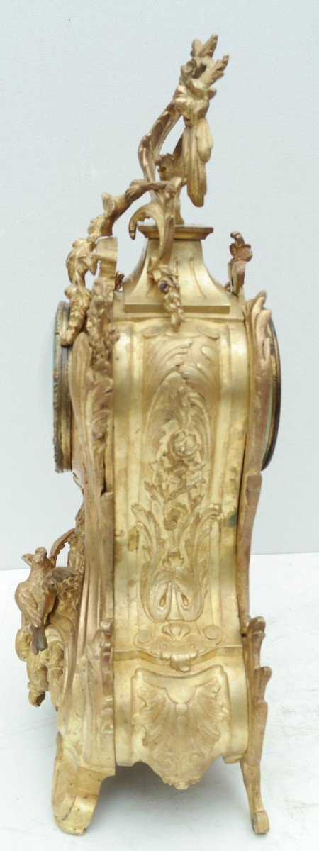 Louis XV Style Gilt Bronze Pendulum-photo-2