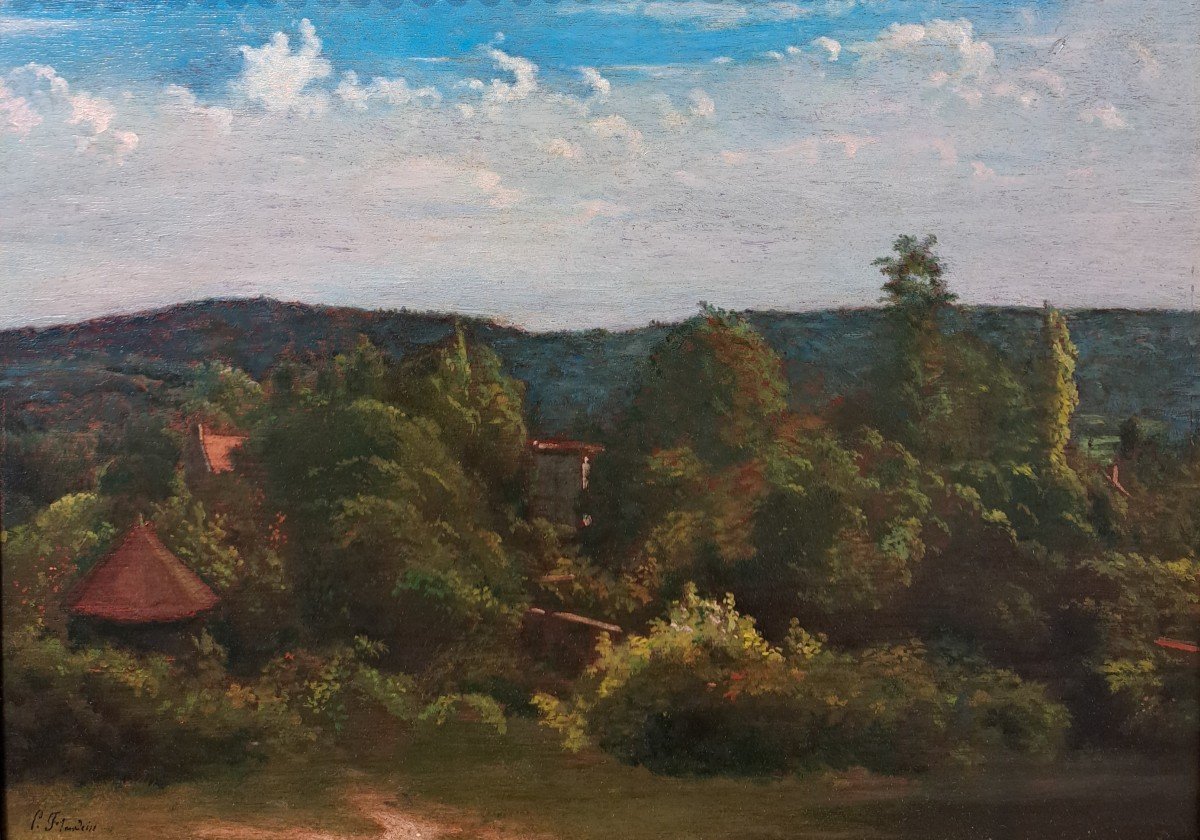 Paul Flandrin (1811-1902), Paysage Du Bugey, Huile