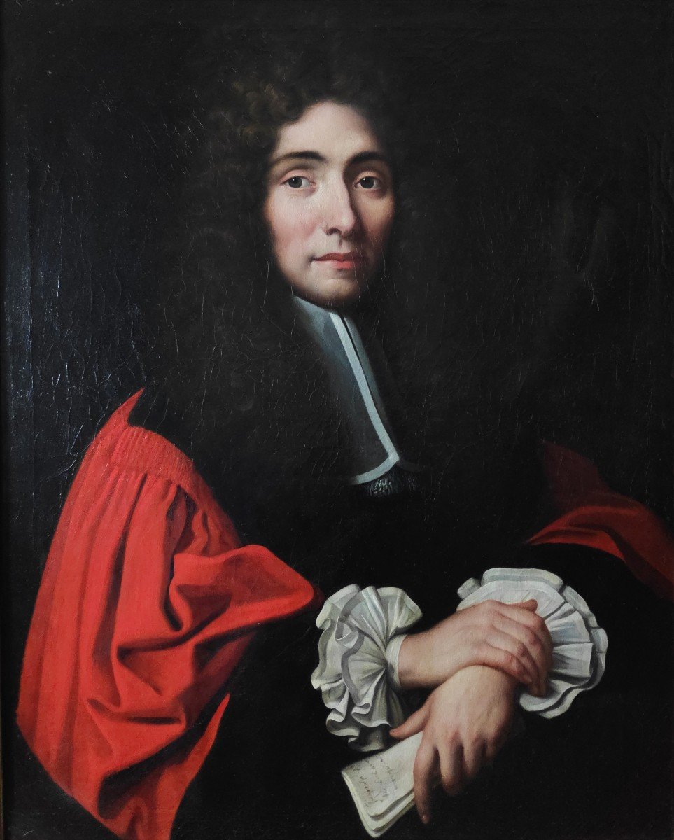 Entourage Of Nicolas Mignard Around 1650-1660, Portrait Of A Magistrate-photo-2