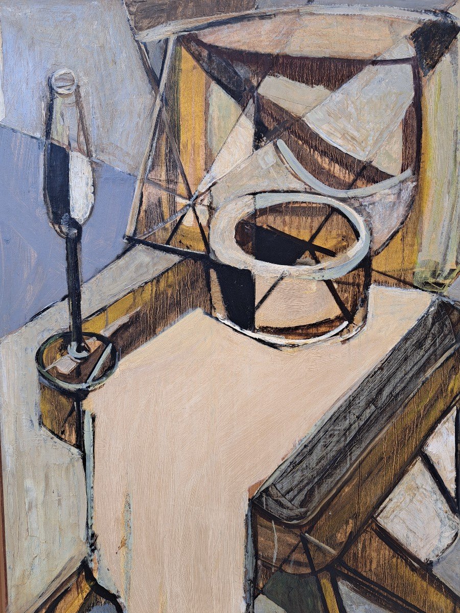 Jean Marie Calmettes (1918-2007), Composition à La Chaise-photo-2