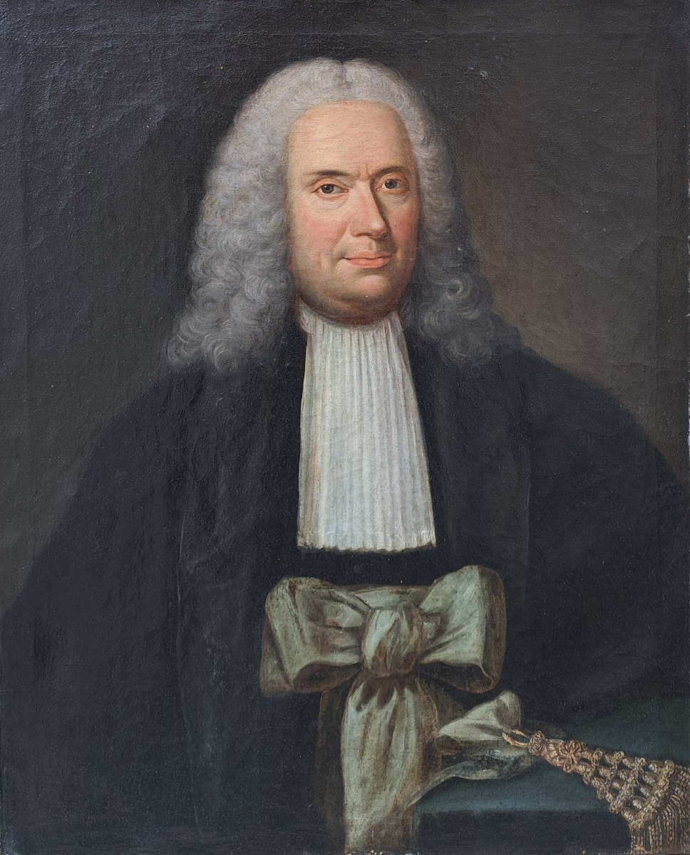 18th Century French Painting, Presumed Portrait Of Pierre Alexis Fourier, Lord Of Bacourt