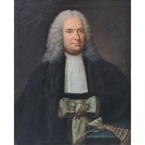 18th Century French Painting, Presumed Portrait Of Pierre Alexis Fourier, Lord Of Bacourt