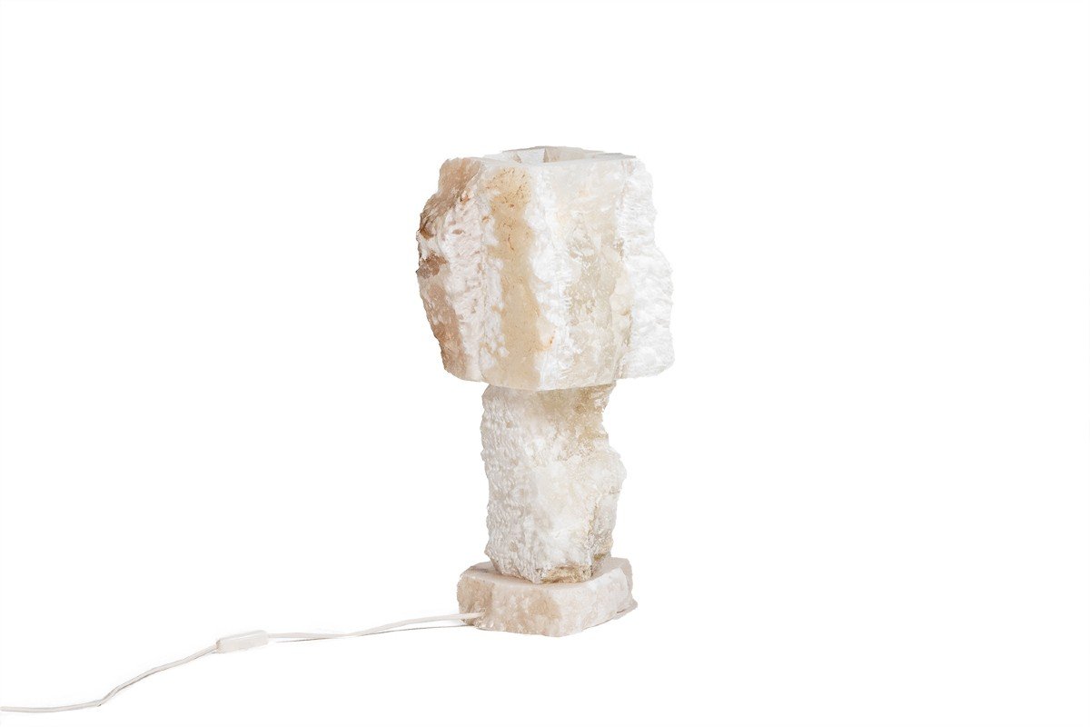 Lamp In Alabaster, Contemporary Work, Ls5406881/2b