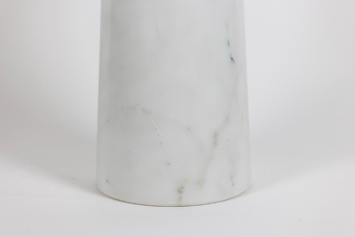 Angelo Mangiarotti Pour Skipper, Planter In Marble, 1970s, Ls54121404d-photo-3