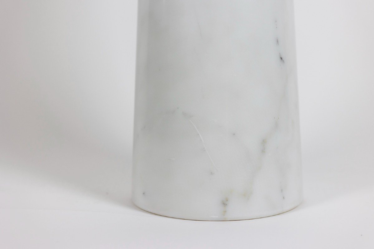 Angelo Mangiarotti Pour Skipper, Planter In Marble, 1970s, Ls54121404d-photo-4