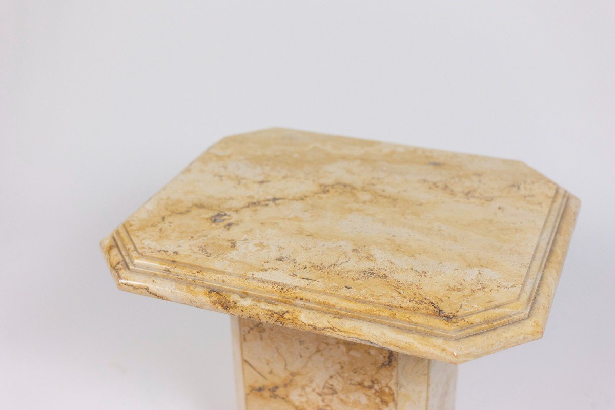 Pair Of Side Tables In Sienna Marble, 1970s, Ls5581404c-photo-2