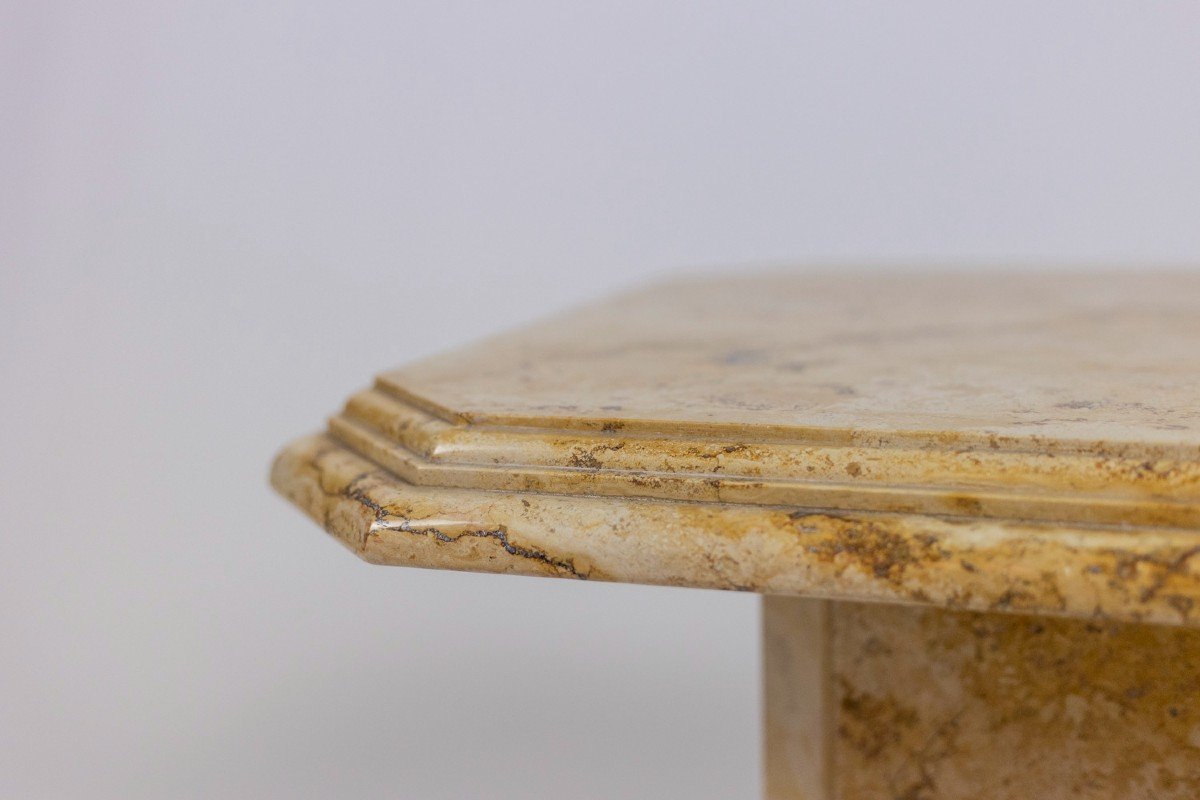 Pair Of Side Tables In Sienna Marble, 1970s, Ls5581404c-photo-4