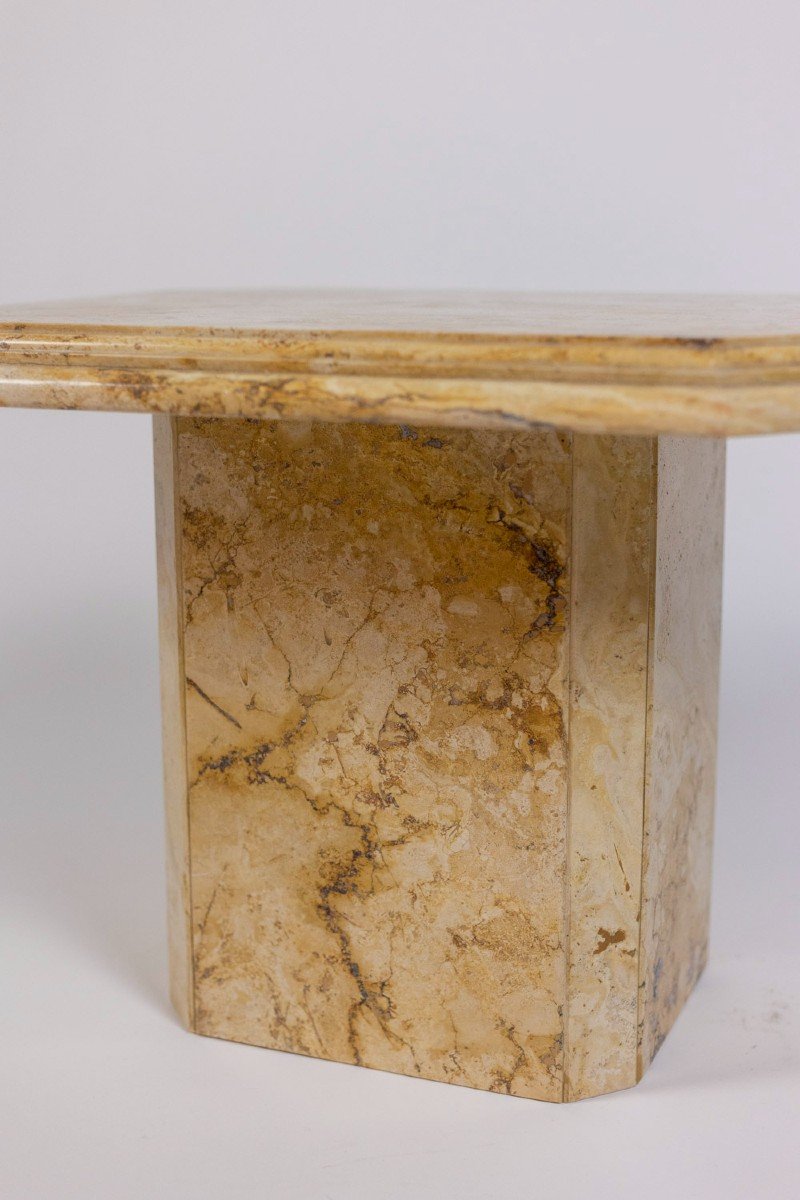 Pair Of Side Tables In Sienna Marble, 1970s, Ls5581404c-photo-6