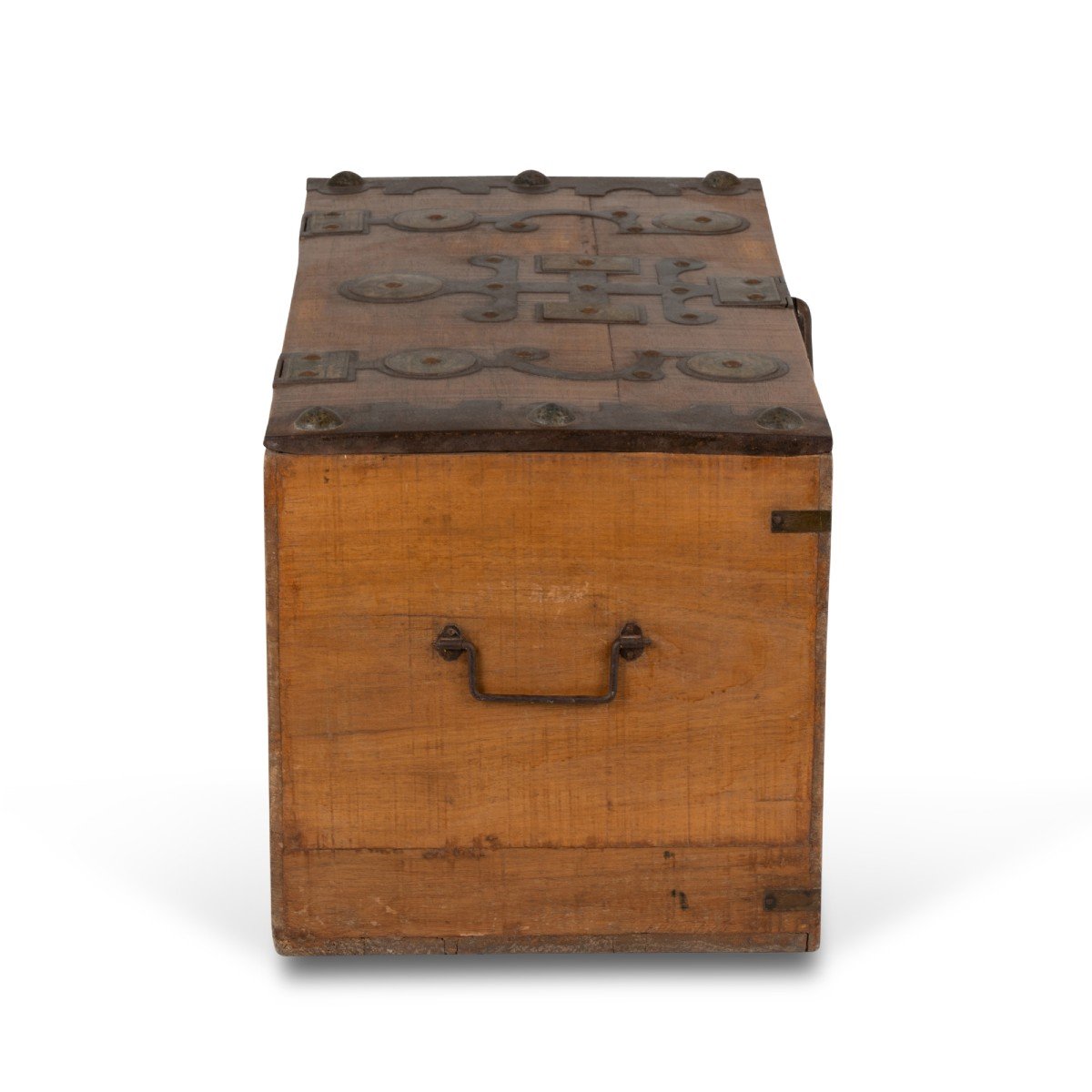 Proantic: African Style Wooden Chest, 20th Century, Ls5595156b