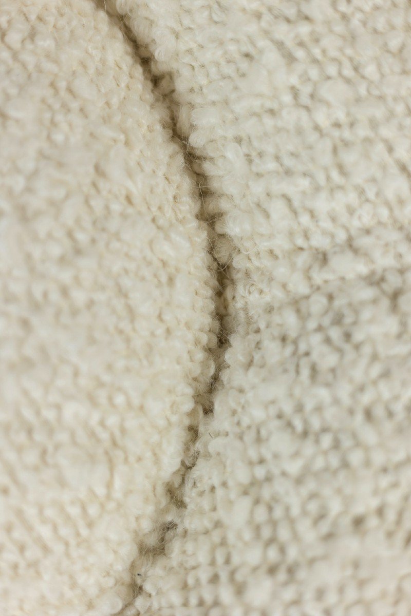 Pouf à Bouclettes Blanches, Travail Contemporain, LS5734B1954C-photo-5