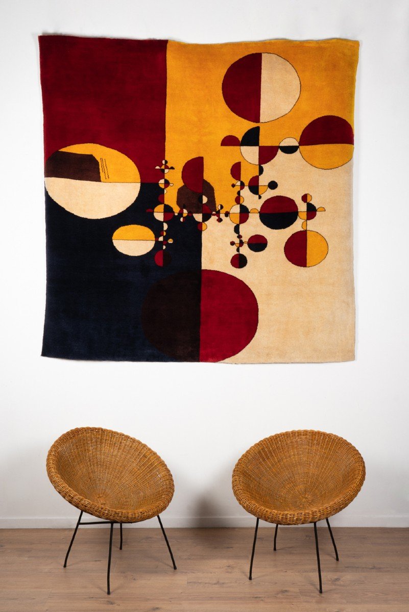 After Gabriel Orozco, Rug, or tapestry « Samuraï Tree Variants ». Contemporary work