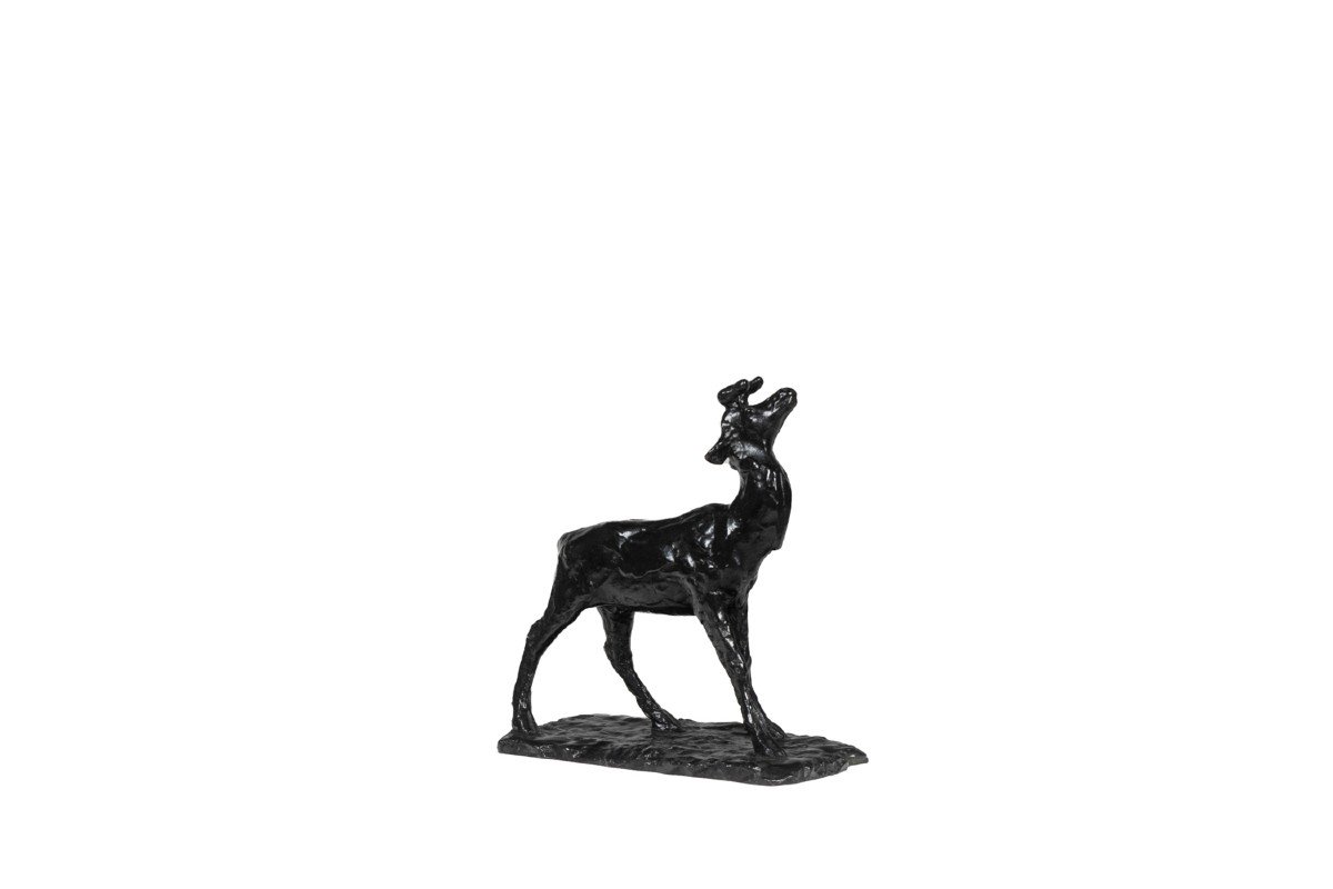 François Pompon. “deer Bramant”, Bronze, Print From 2006.