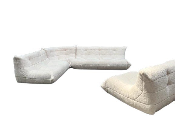 Michel Ducaroy Pour Ligne Roset. Ensemble "togo". Années 1970. LS4378-photo-7