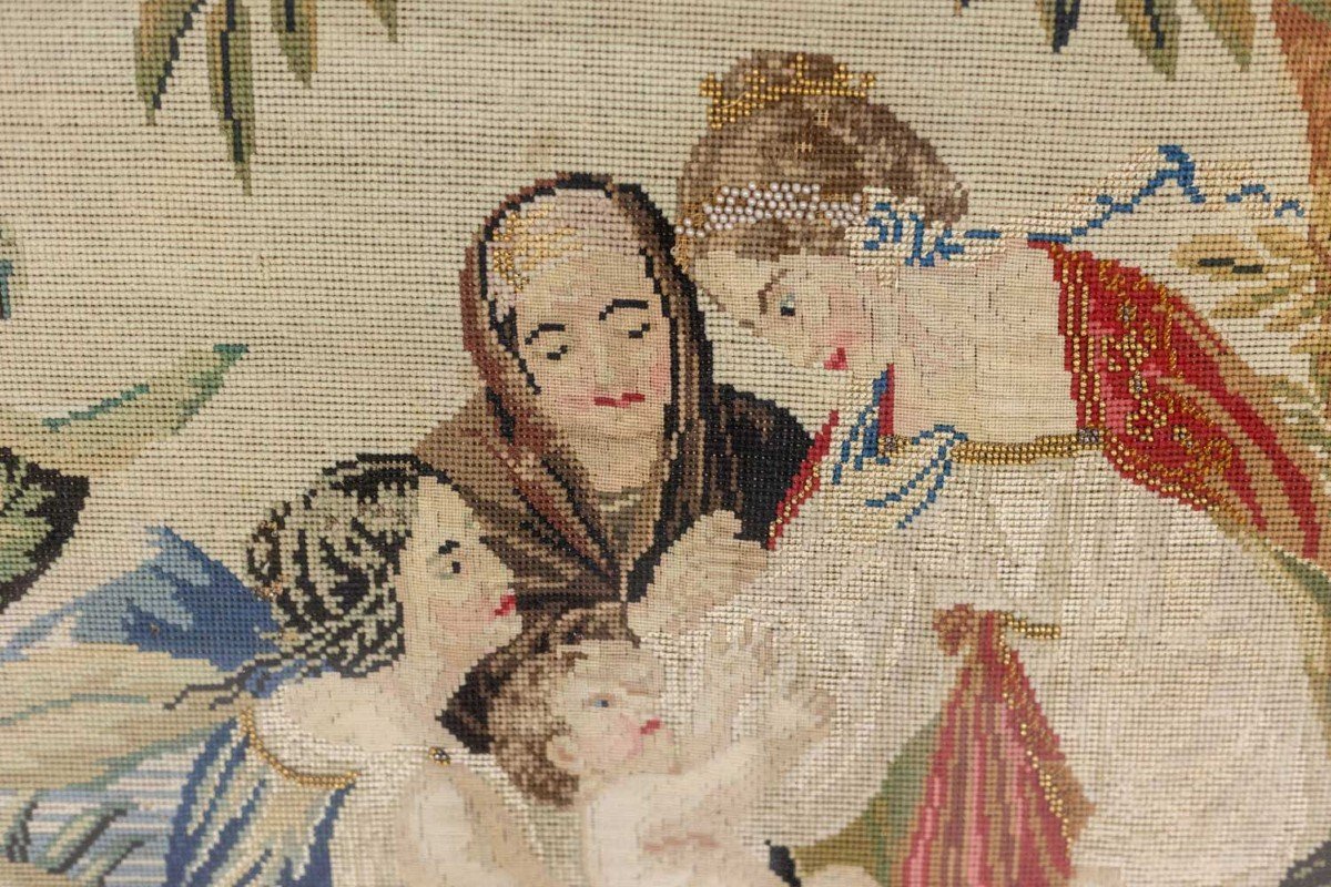 Orientalist Style Petit Point Tapestry. Circa 1880.-photo-5