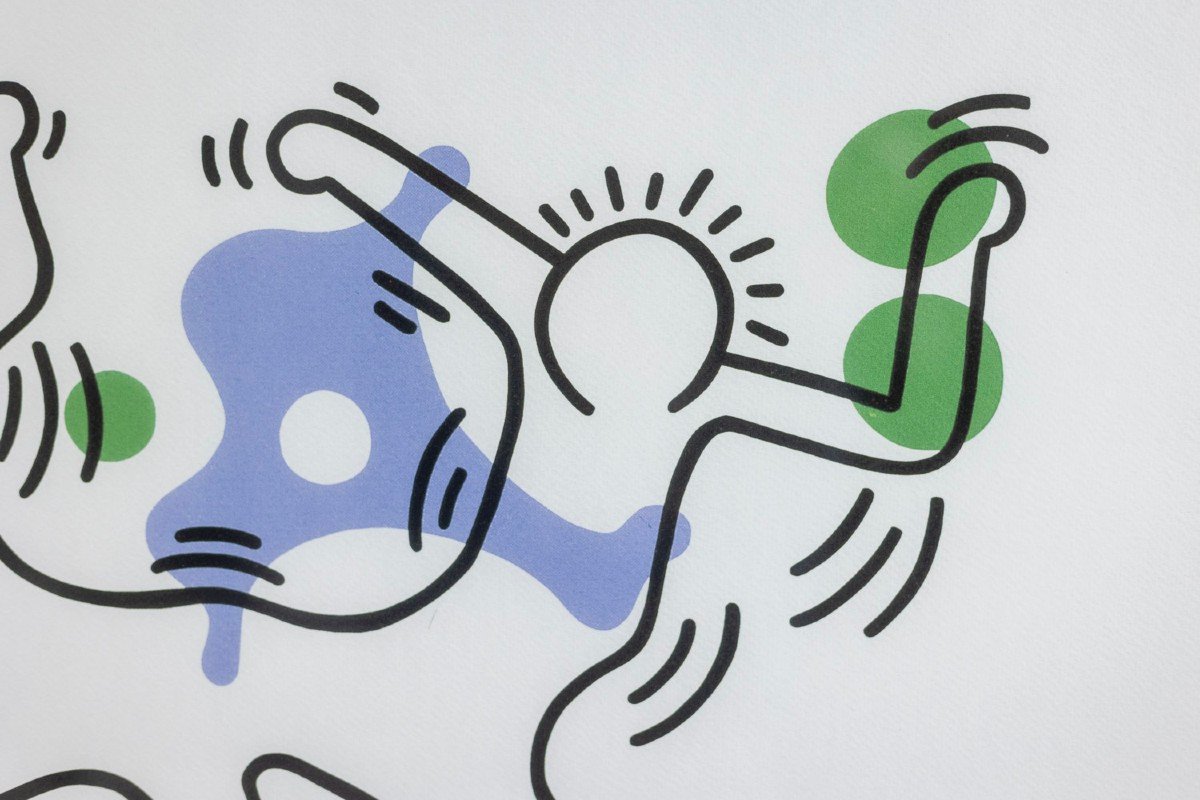 Keith Haring, Silkscreen, 1990s-photo-2