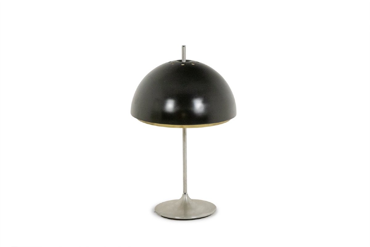 Lampe Champignon En Inox, Années 1970. Ls4721251