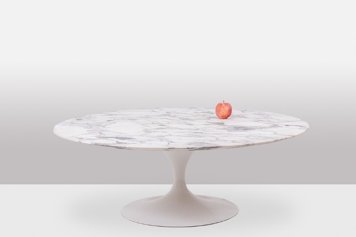 Eero Saarinen For Knoll International. “tulip” Coffee Table In Marble. 1960s. Ls52531254d-photo-2