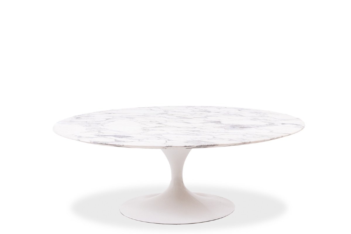 Eero Saarinen For Knoll International. “tulip” Coffee Table In Marble. 1960s. Ls52531254d