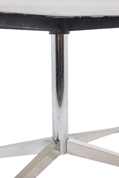 Florence Knoll For Knoll. Table In Marble And Chromed Metal. Circa 1970.. Ls54931408h-photo-1