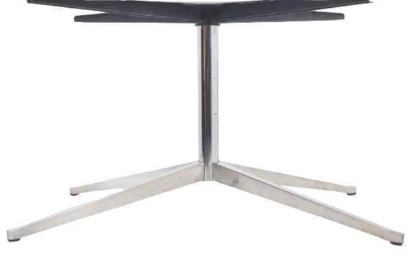 Florence Knoll For Knoll. Table In Marble And Chromed Metal. Circa 1970.. Ls54931408h-photo-3