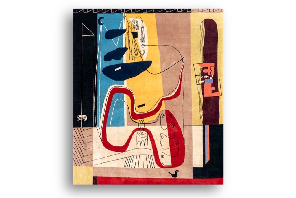 Hand-woven Tapestry Inspired By Le Corbusier. 2023. Ls58035509e