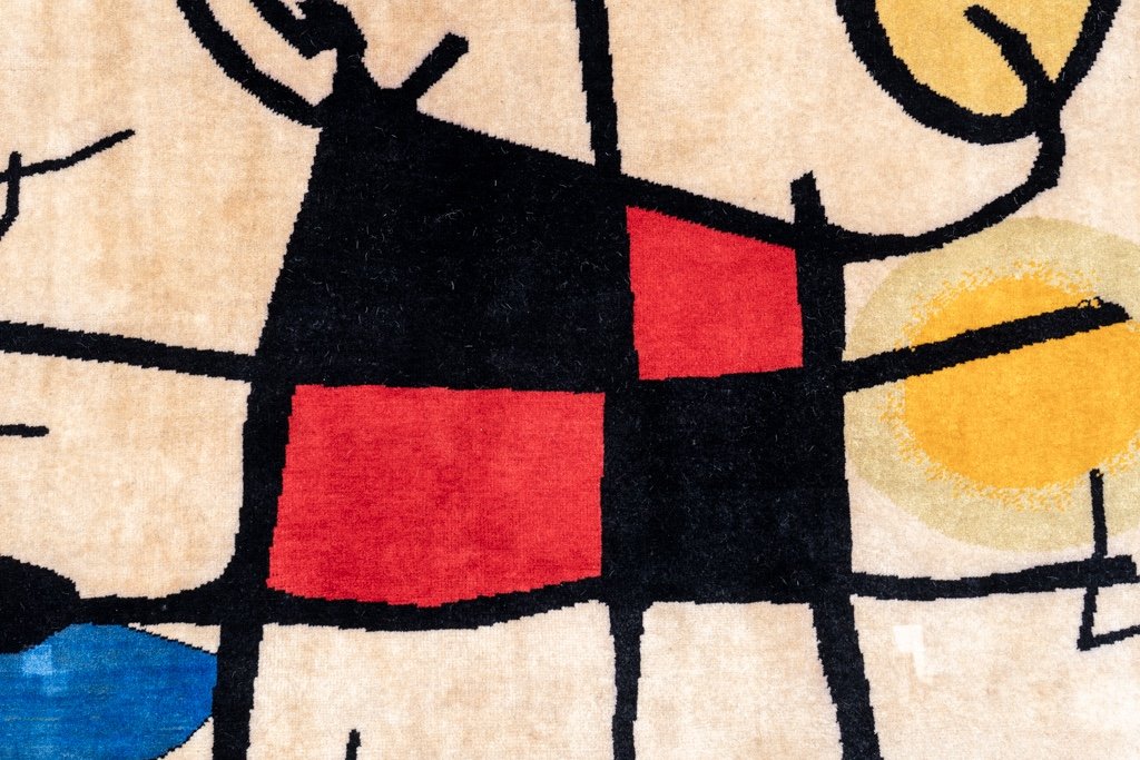 Hand-woven Tapestry Inspired By Joan Miró. January 2023. Ls58085509e-photo-2