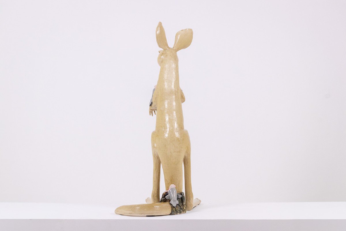 Valérie Courtet. Ceramic Kangaroo. Contemporary Work.-photo-4