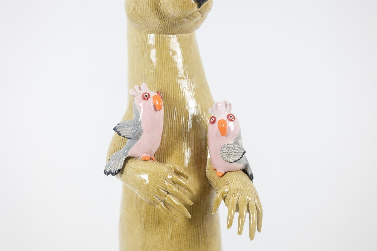 Valérie Courtet. Ceramic Kangaroo. Contemporary Work.-photo-2