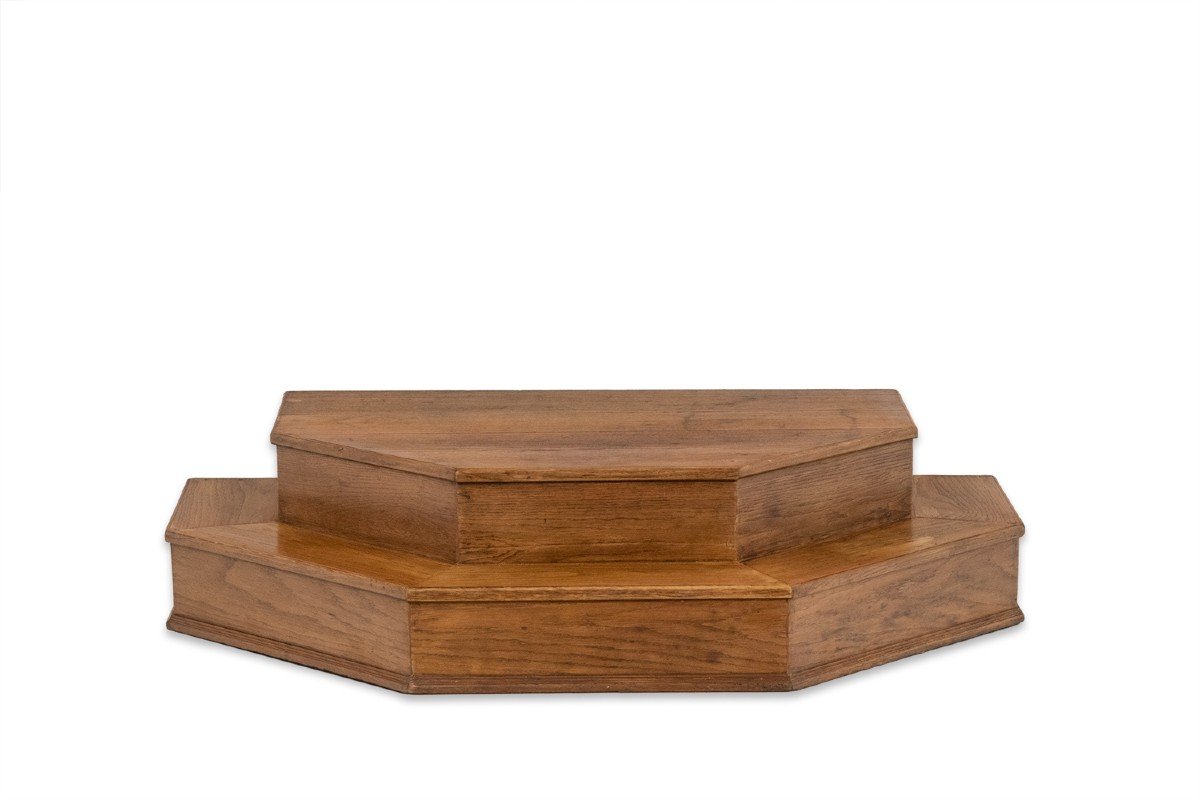 Base, In Oak. Nineteenth Century. Ls6079809h