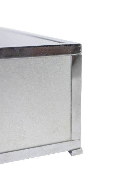 Maison Jansen. Brushed Aluminum And Metal Planter. 1970s. Ls6167609u-photo-3