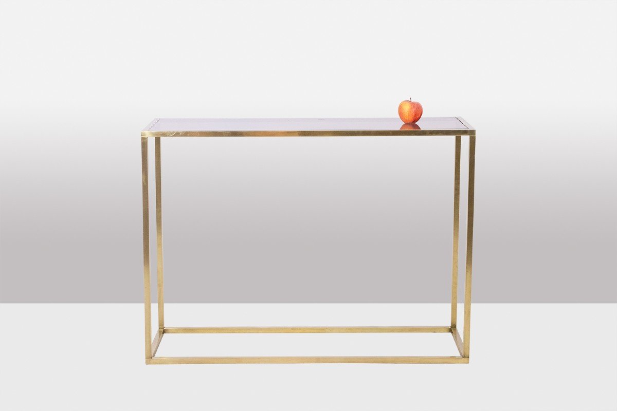 Maison Jansen. Console In Gilded Brass. 1970s. Ls6175609p-photo-2